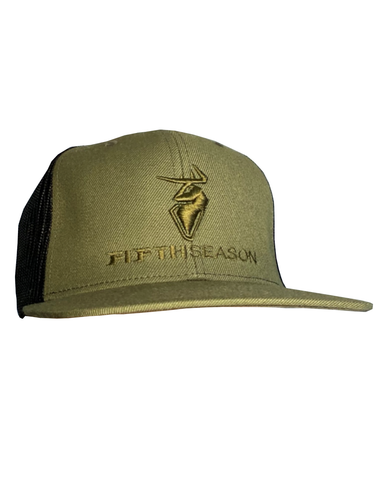 Fifth Season Team Bonehorse OD Green Flatbrim Hat