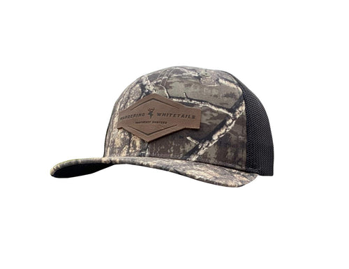 *LIMITED EDITION* WANDERING WHITETAILS Leather Patch Logo Hat