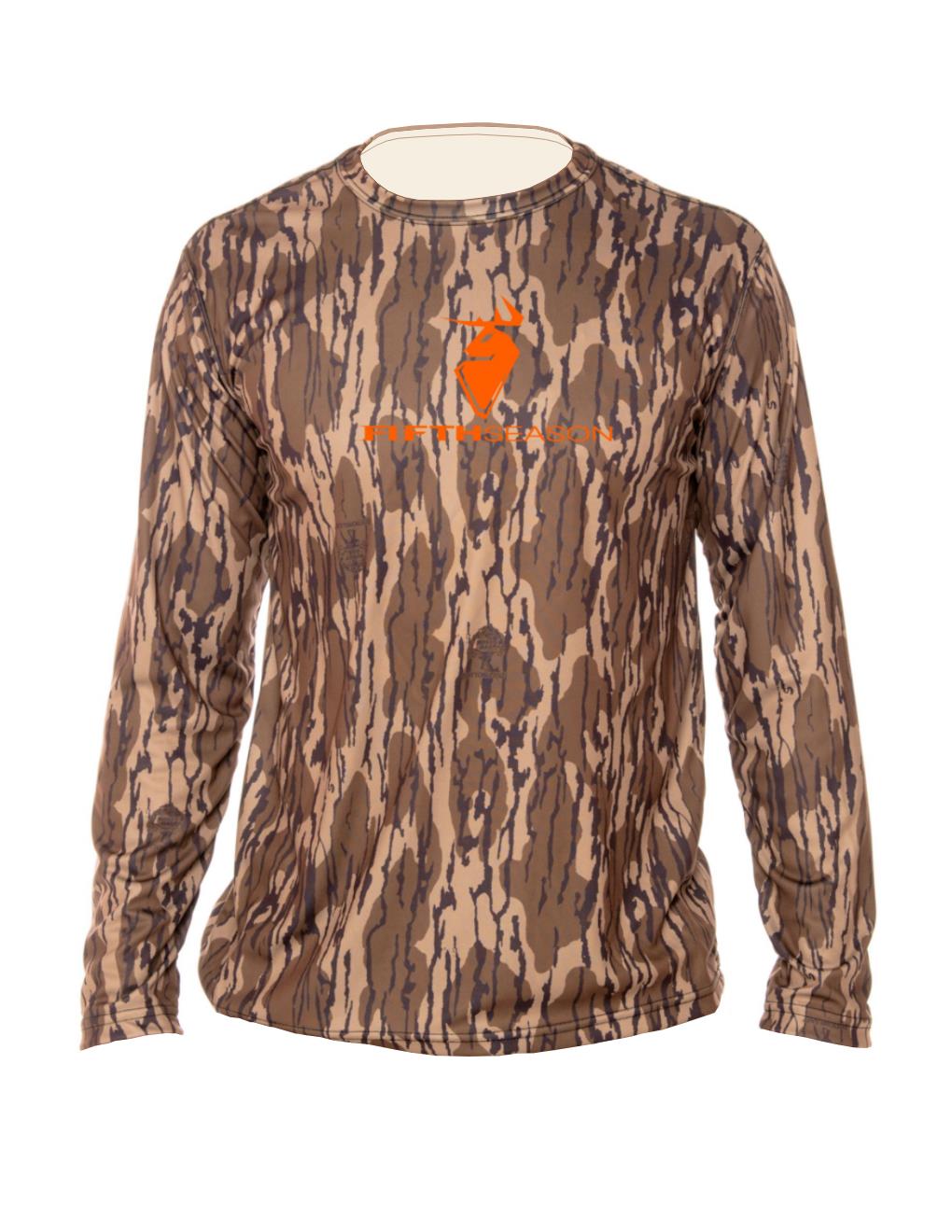 Mossy Oak Bottomland Performance Long Sleeve UV Resistant Shirt